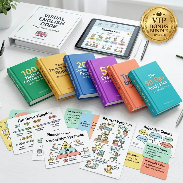Combo Oficial dos Livros Bônus de Inglês em 3D Vivos e Coloridos