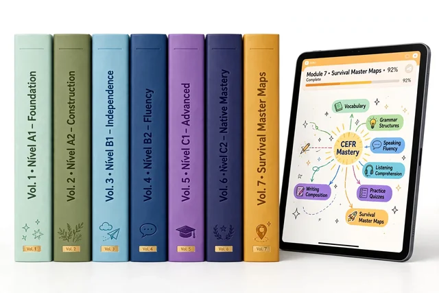 Coleção Completa dos 7 Volumes por Nível CEFR (A1 ao C2)